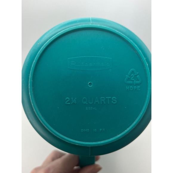 Rubbermaid 2.25 QT Covered Pitcher 1992 Vtg Made in USA NWT New Old Stock - Picture 8 of 10